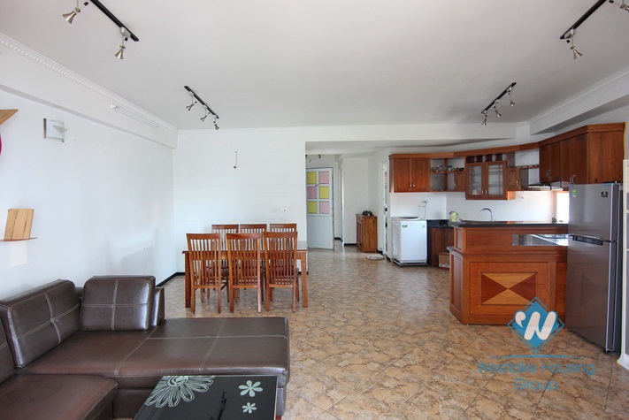 Beautiful bright apartment for rent near Lac Long Quan, Tay Ho, Hanoi